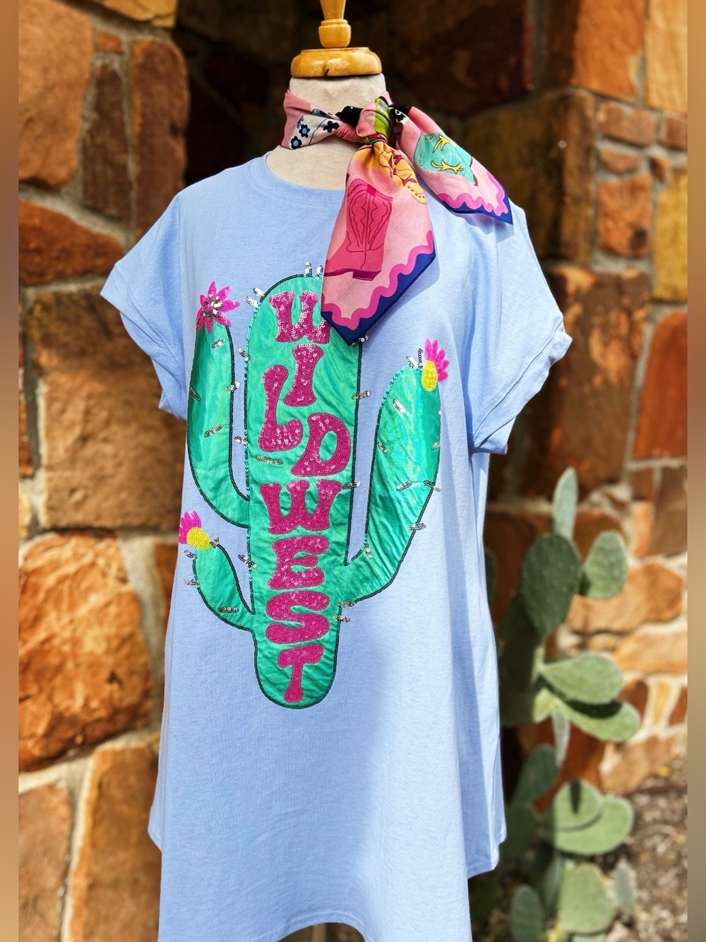 Wild West Baby Tee Dress 🌵 ☀️
